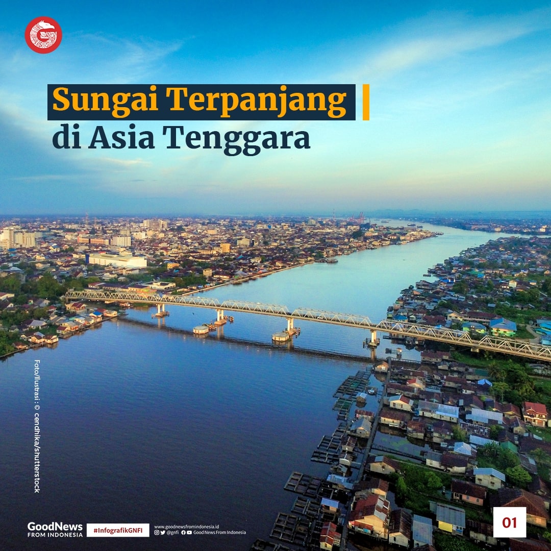 Sungai Terpanjang di Asia Tenggara