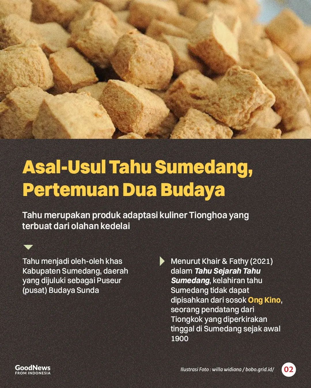 Tahu Sumedang, Kuliner Tionghoa yang Jadi Oleh-Oleh Legendaris dari Puseur Budaya Sunda