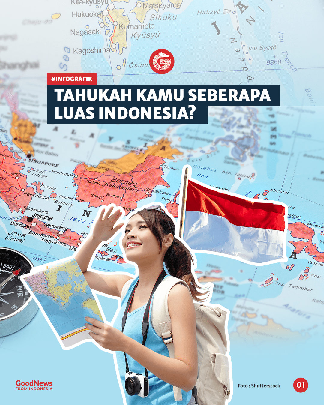 Tahukah Kamu Seberapa Luas Indonesia?