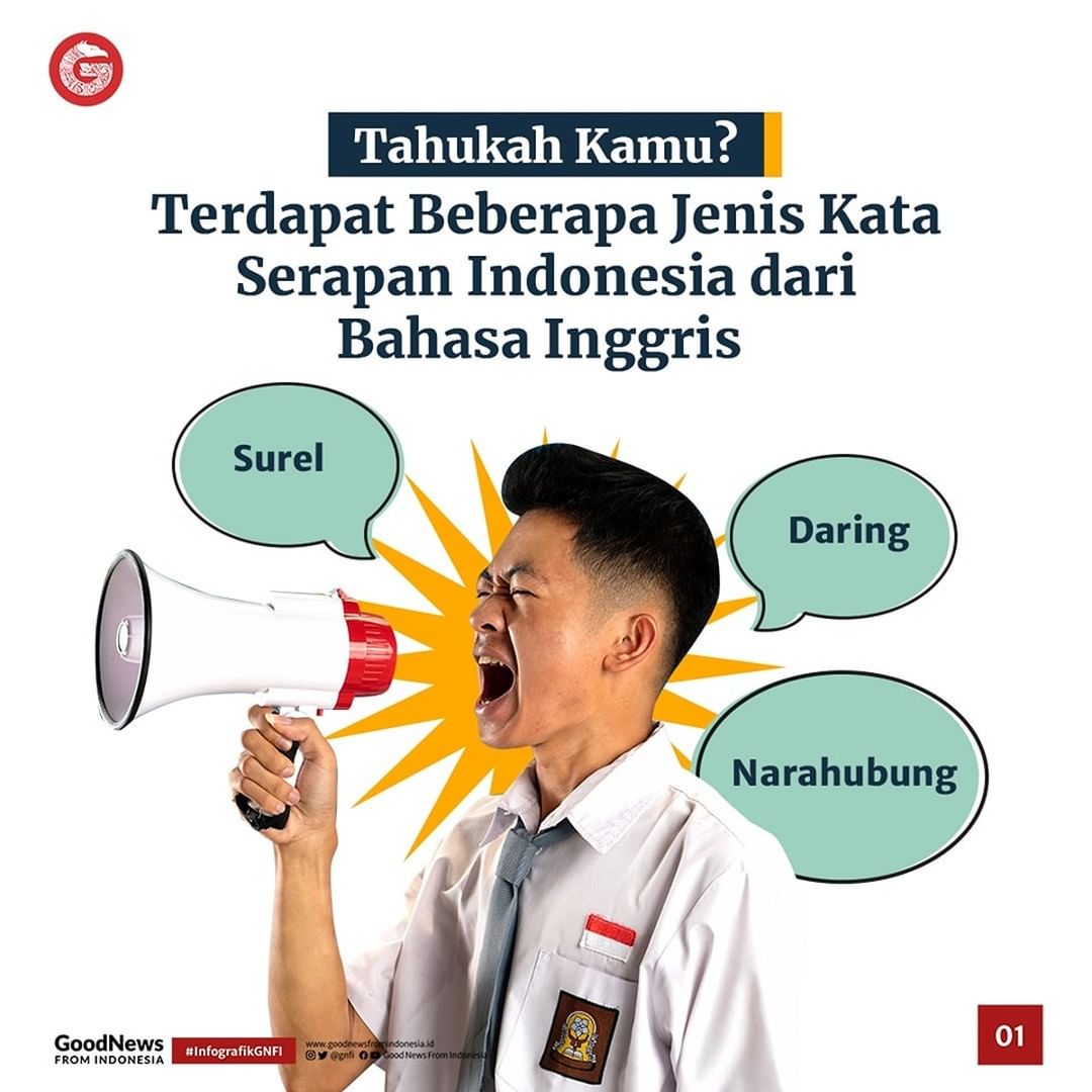 Tahukah Kamu? Terdapat Beberapa Jenis Kata Serapan Indonesia dari Bahasa Inggris