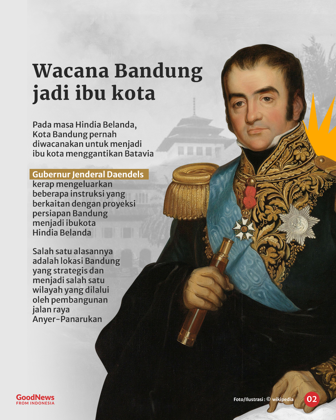 Tahukah Kamu, Ternyata Bandung Pernah Jadi Ibukota Hindia Belanda