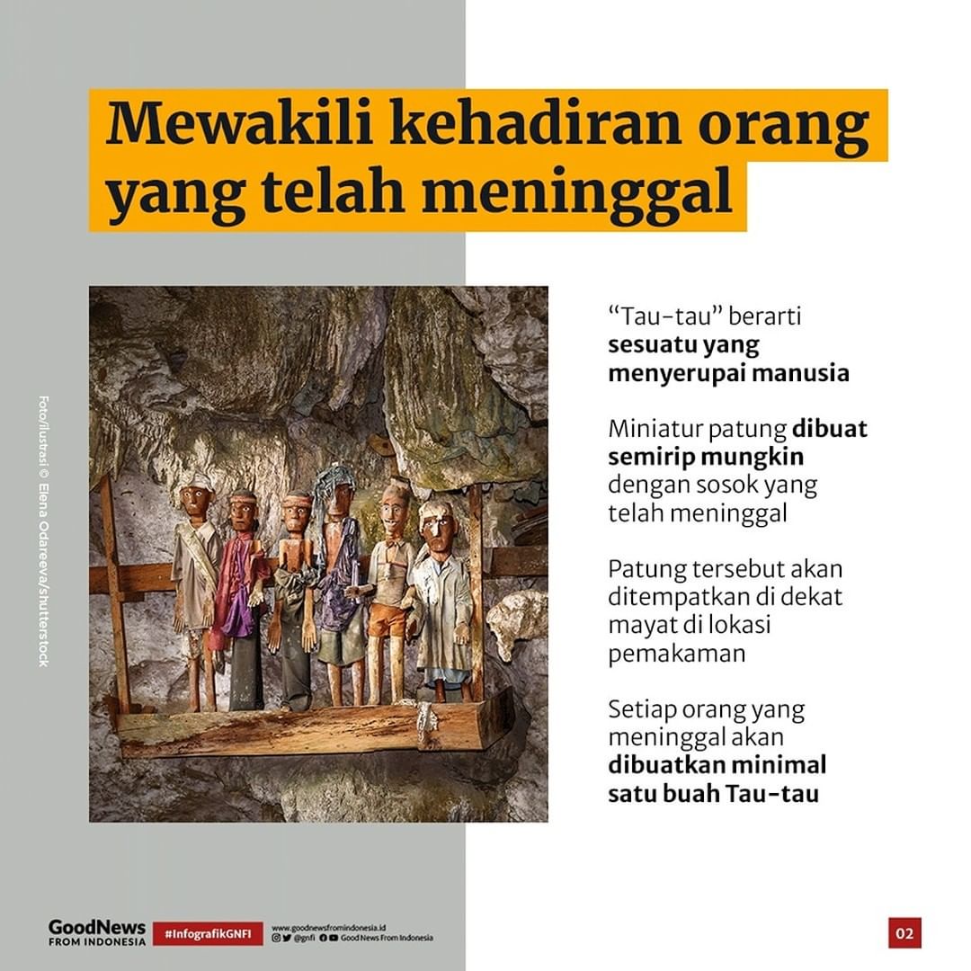 Tau-tau, Patung Ukiran Berbentuk Manusia dari Toraja