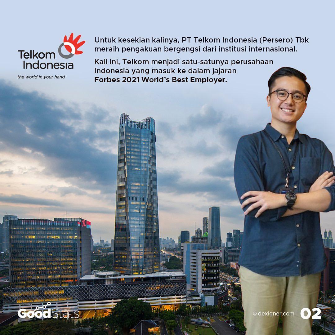 Telkom Indonesia Masuk Jajaran Forbes 2021 World's Best Employer