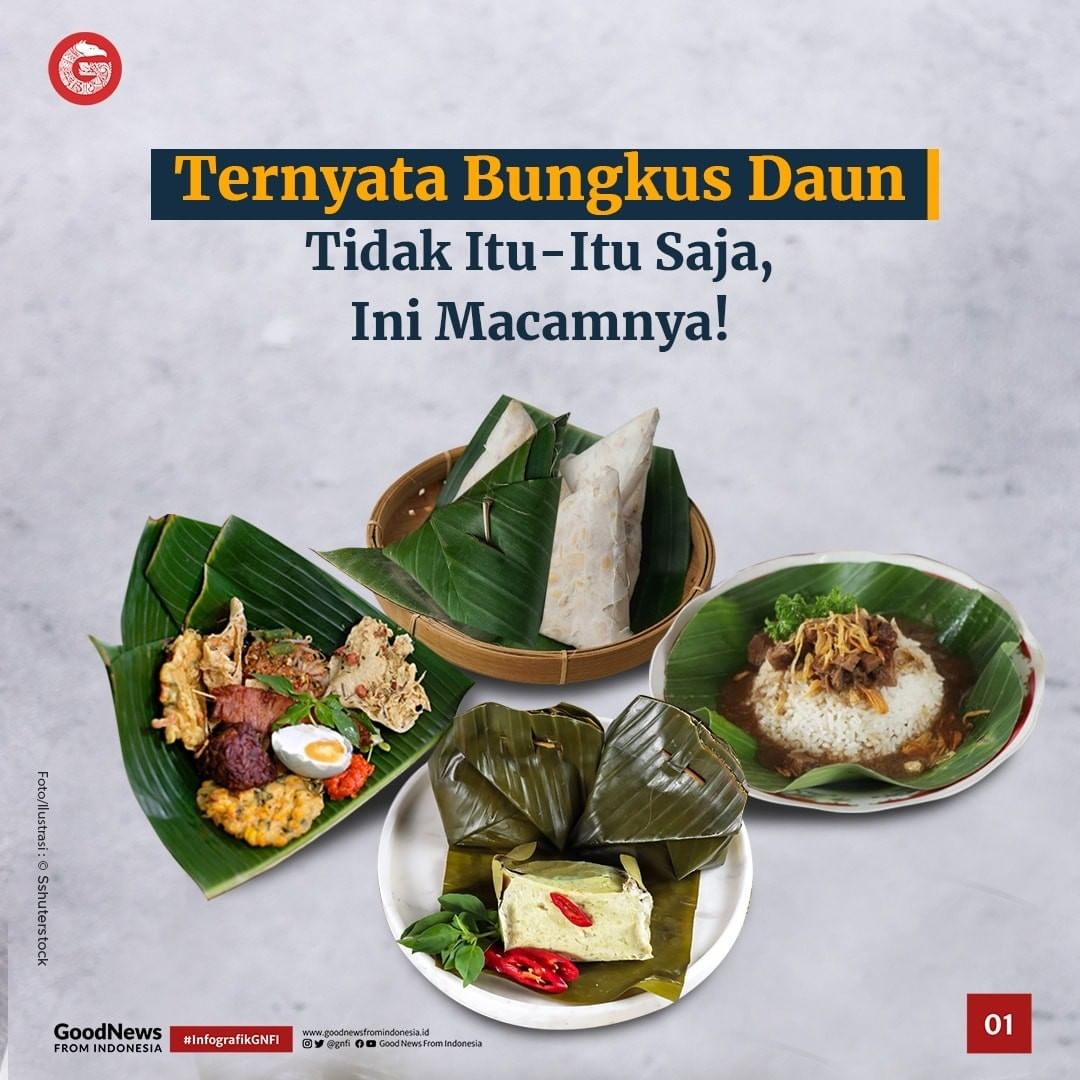 Ternyata Bungkus Daun Tidak Itu-Itu Saja, Ini Macamnya!