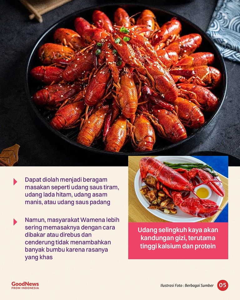 Udang Selingkuh, Lobster Unik Nan Lezat dari Perairan Papua