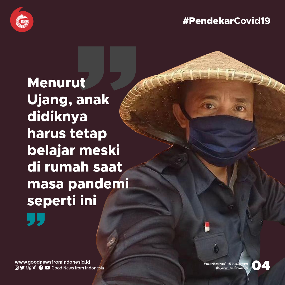 Ujang Setiawan, Guru yang Keliling Rumah Murid untuk Bantu Belajar
