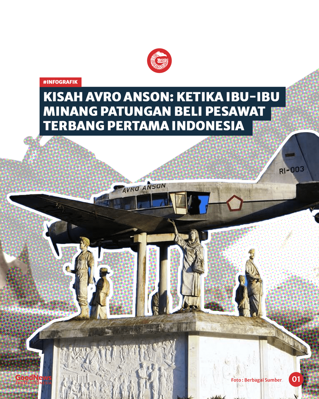Kisah Avro Anson: Ketika Ibu-Ibu Minang Patungan Beli Pesawat Terbang Pertama Indonesia