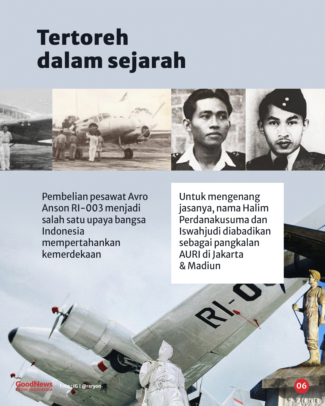 Kisah Avro Anson: Ketika Ibu-Ibu Minang Patungan Beli Pesawat Terbang Pertama Indonesia