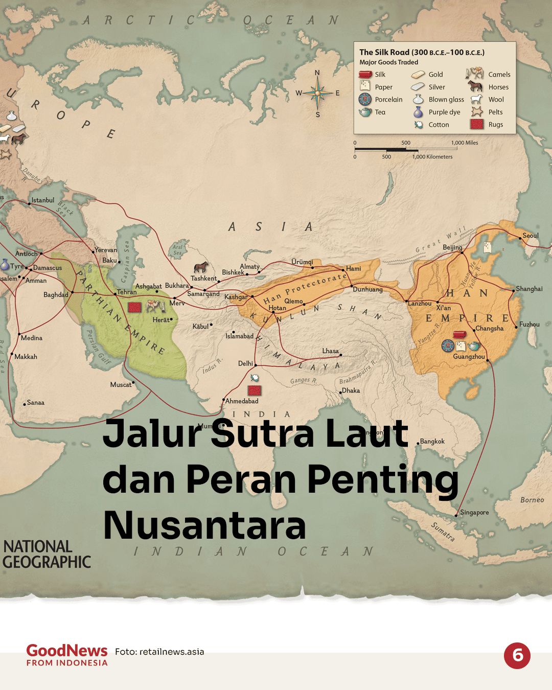 Jalur Sutra, Sejarah Perdagangan Kuno yang Menghubungkan Dunia hingga Nusantara