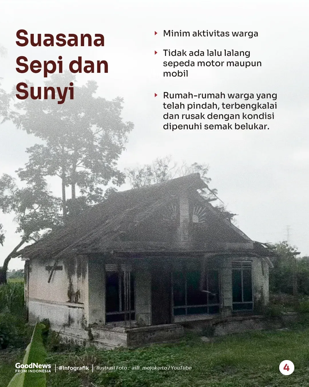 Kampung Mojokencot, Desa Tersepi di Indonesia