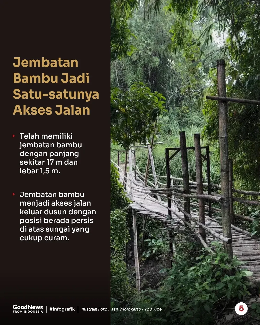Kampung Mojokencot, Desa Tersepi di Indonesia