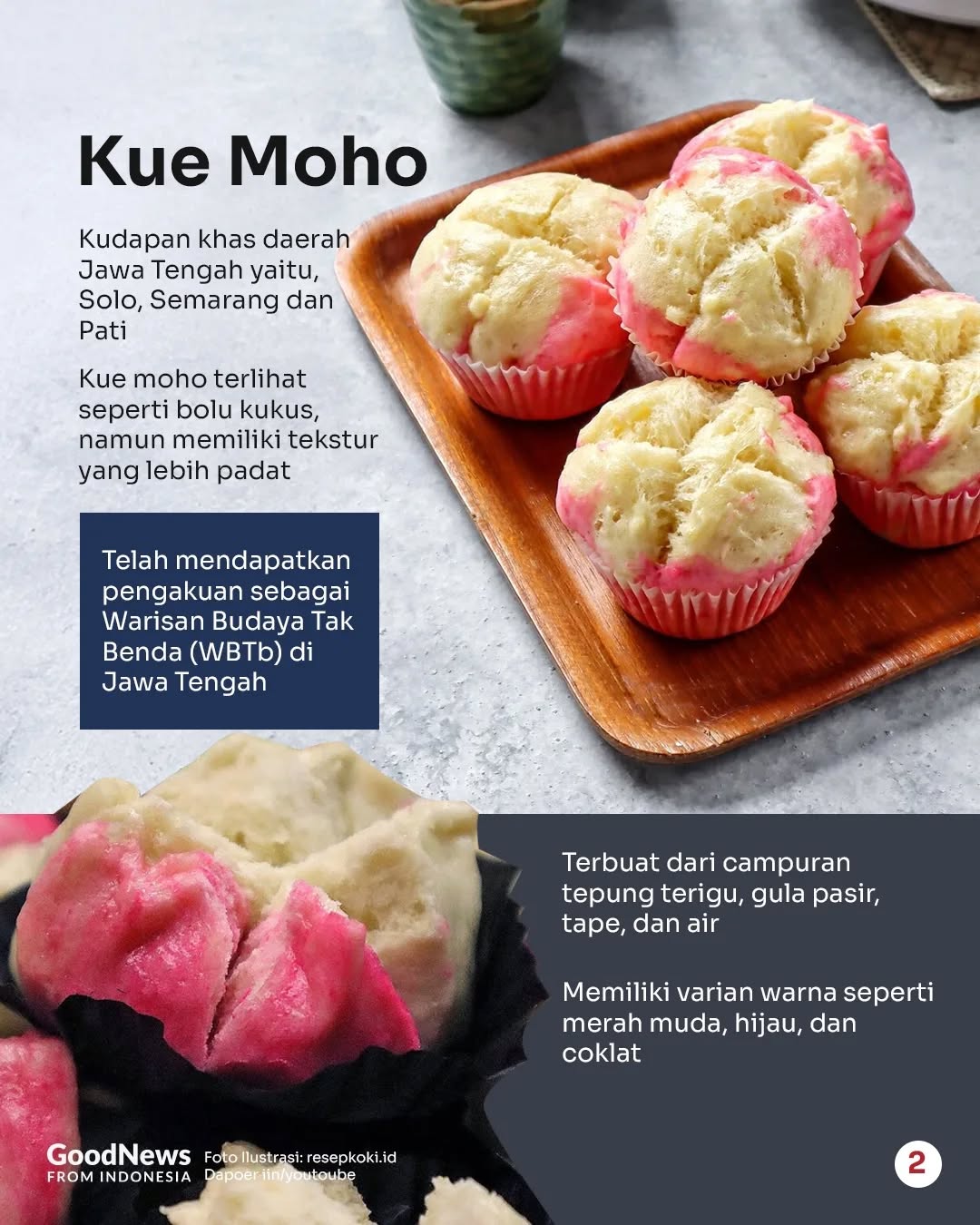Kue Moho, Jajanan Khas Jawa Tengah yang Penuh Makna