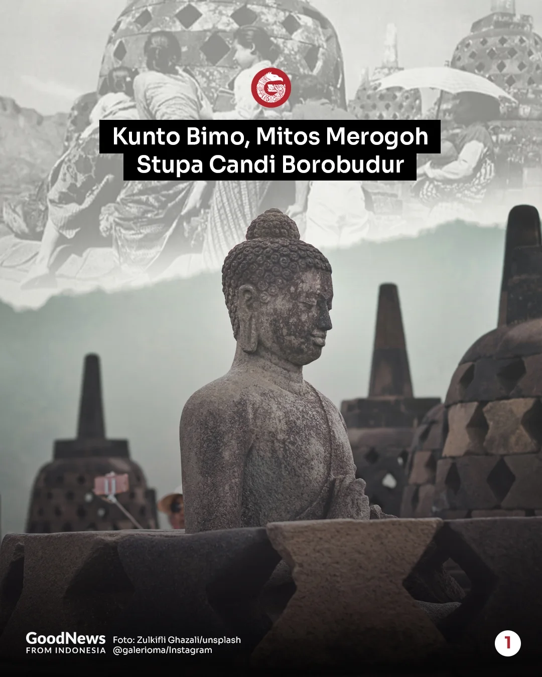 Kunto Bimo, Mitos Candi Borobudur yang Dipercaya Membawa Keberuntungan