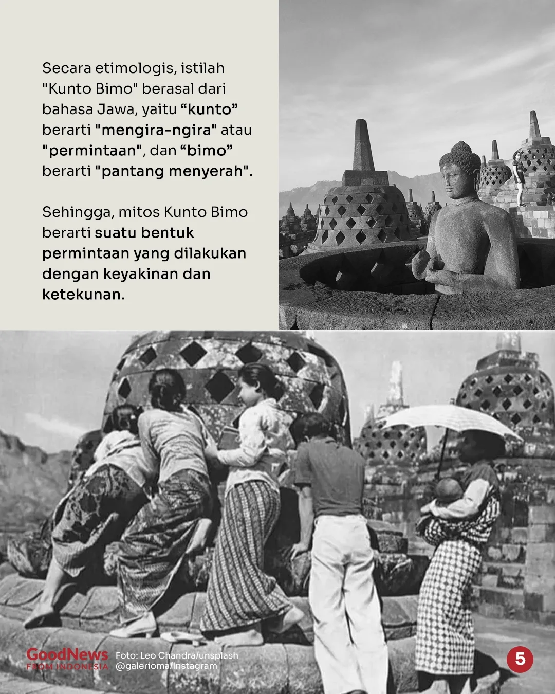 Kunto Bimo, Mitos Candi Borobudur yang Dipercaya Membawa Keberuntungan