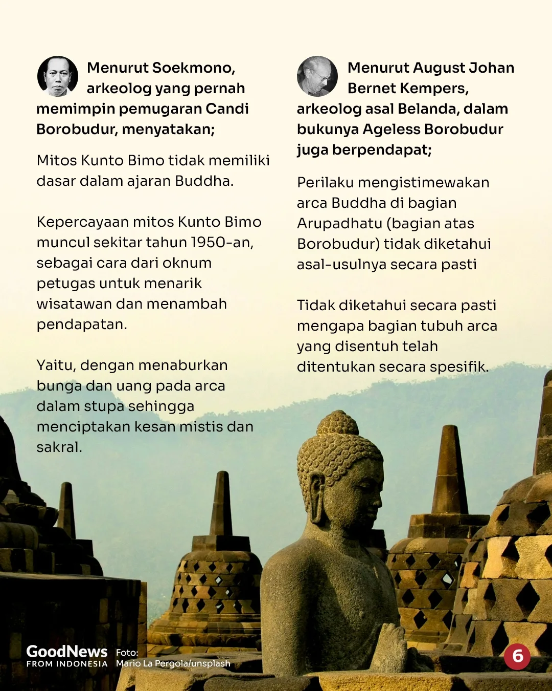Kunto Bimo, Mitos Candi Borobudur yang Dipercaya Membawa Keberuntungan