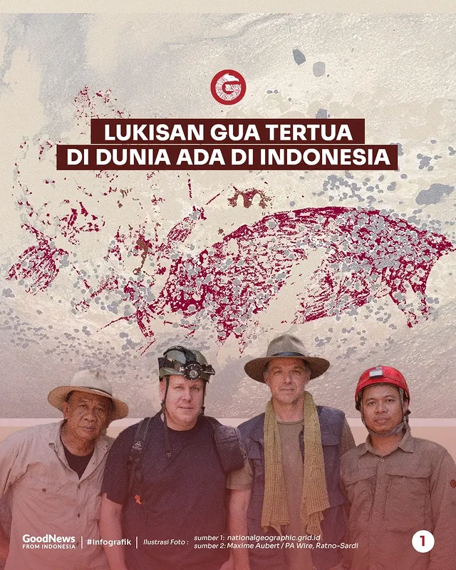 Lukisan Gua Tertua di Dunia Ternyata Ada di Indonesia