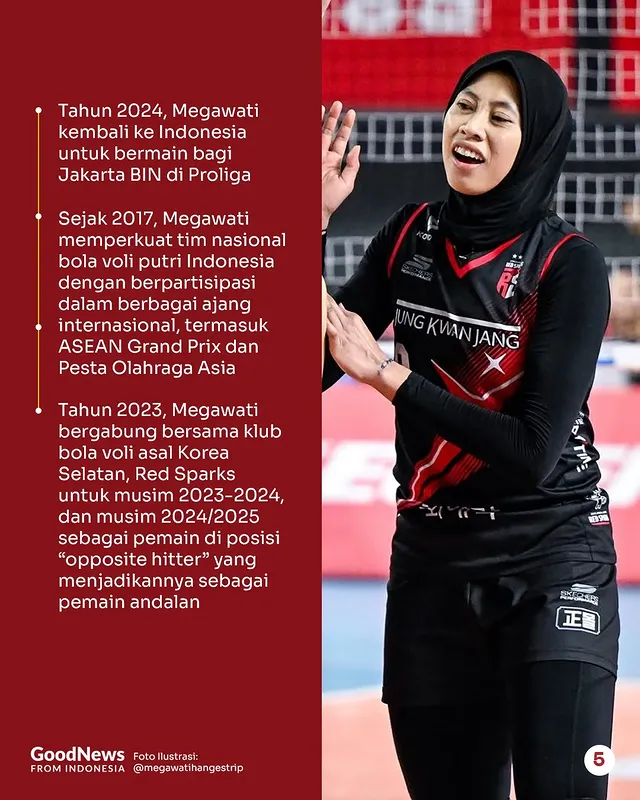 Megawati Hangestri Pertiwi, Atlet Voli Indonesia yang Jadi Bintang di Korea
