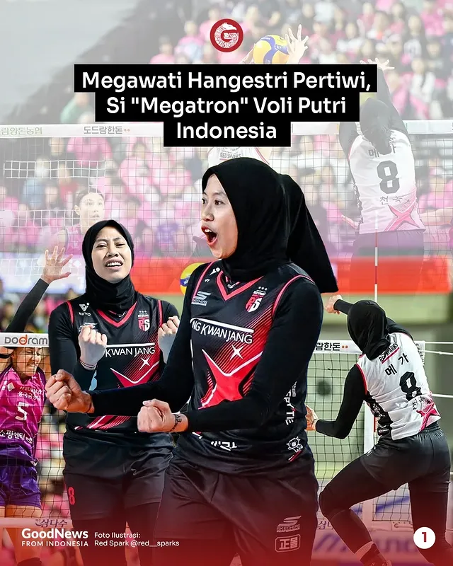 Megawati Hangestri Pertiwi, Atlet Voli Indonesia yang Jadi Bintang di Korea