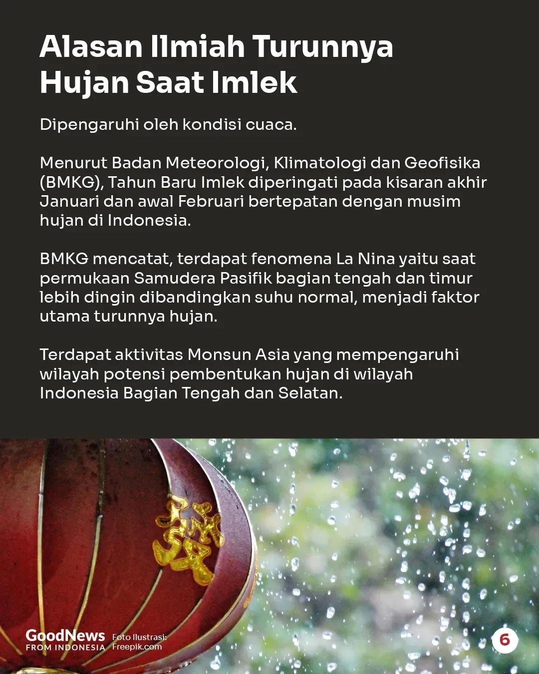 Mengapa Imlek Identik dengan Hujan? Ini Makna dan Penjelasan Ilmiahnya