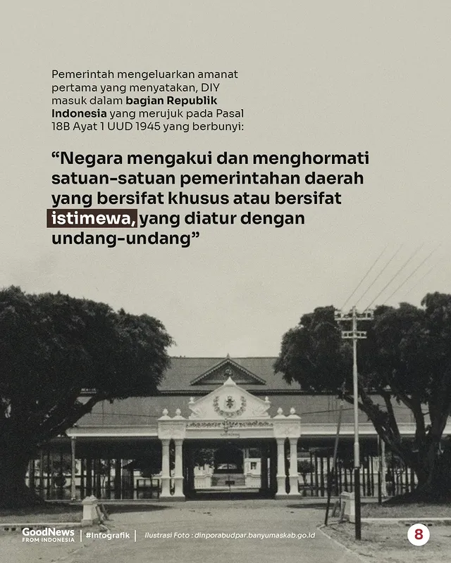 Mengapa Yogyakarta Disebut Daerah Istimewa?