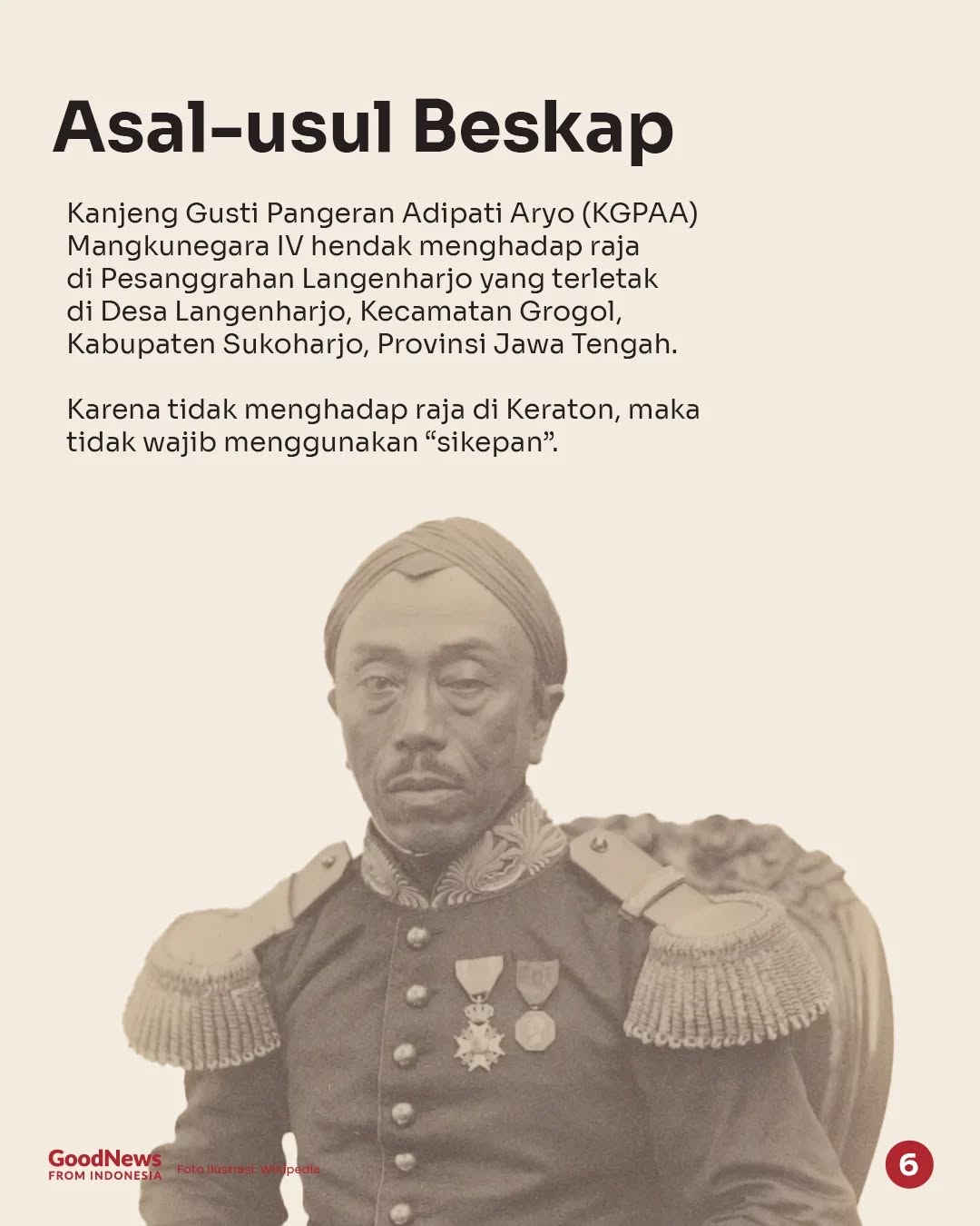 Mengenal Beskap dan Asal-usulnya