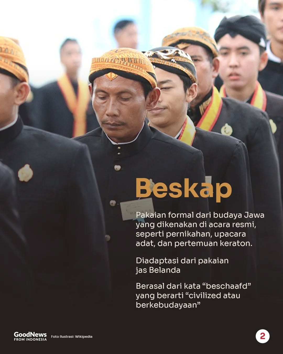 Mengenal Beskap dan Asal-usulnya