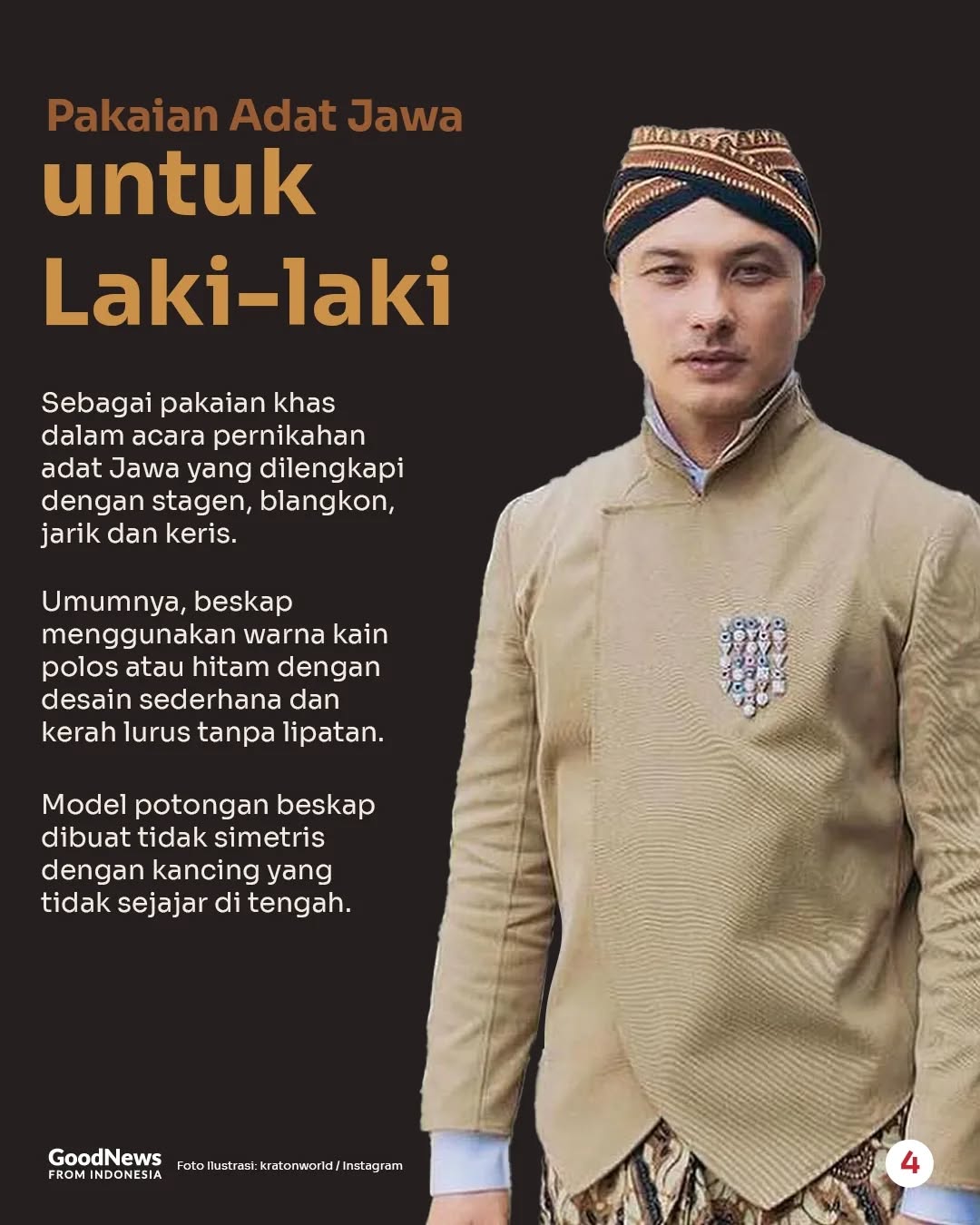Mengenal Beskap dan Asal-usulnya
