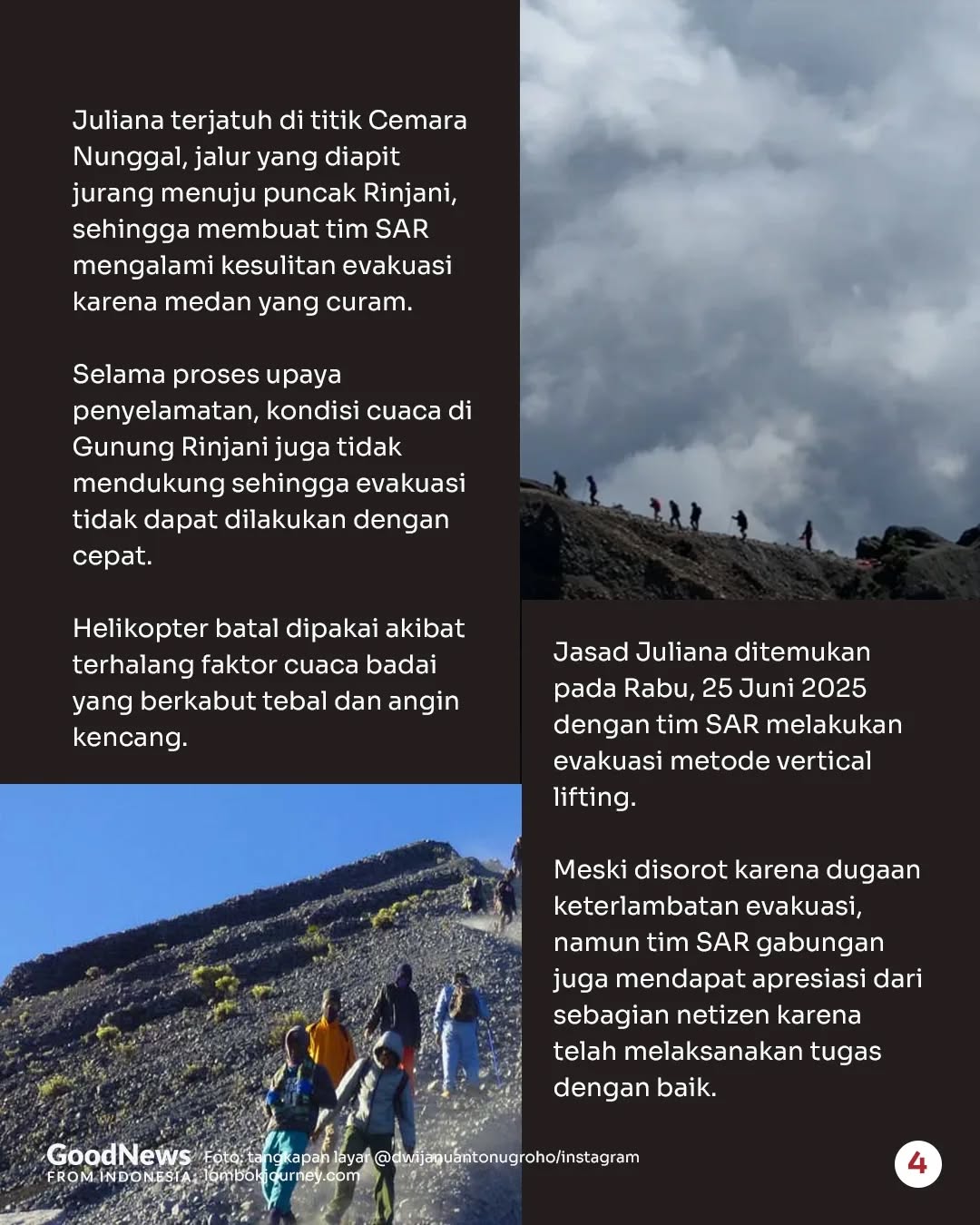 Mengenal Siapa Agam Rinjani yang Dipuji Warganet Brasil Usai Evakuasi Juliana Marins