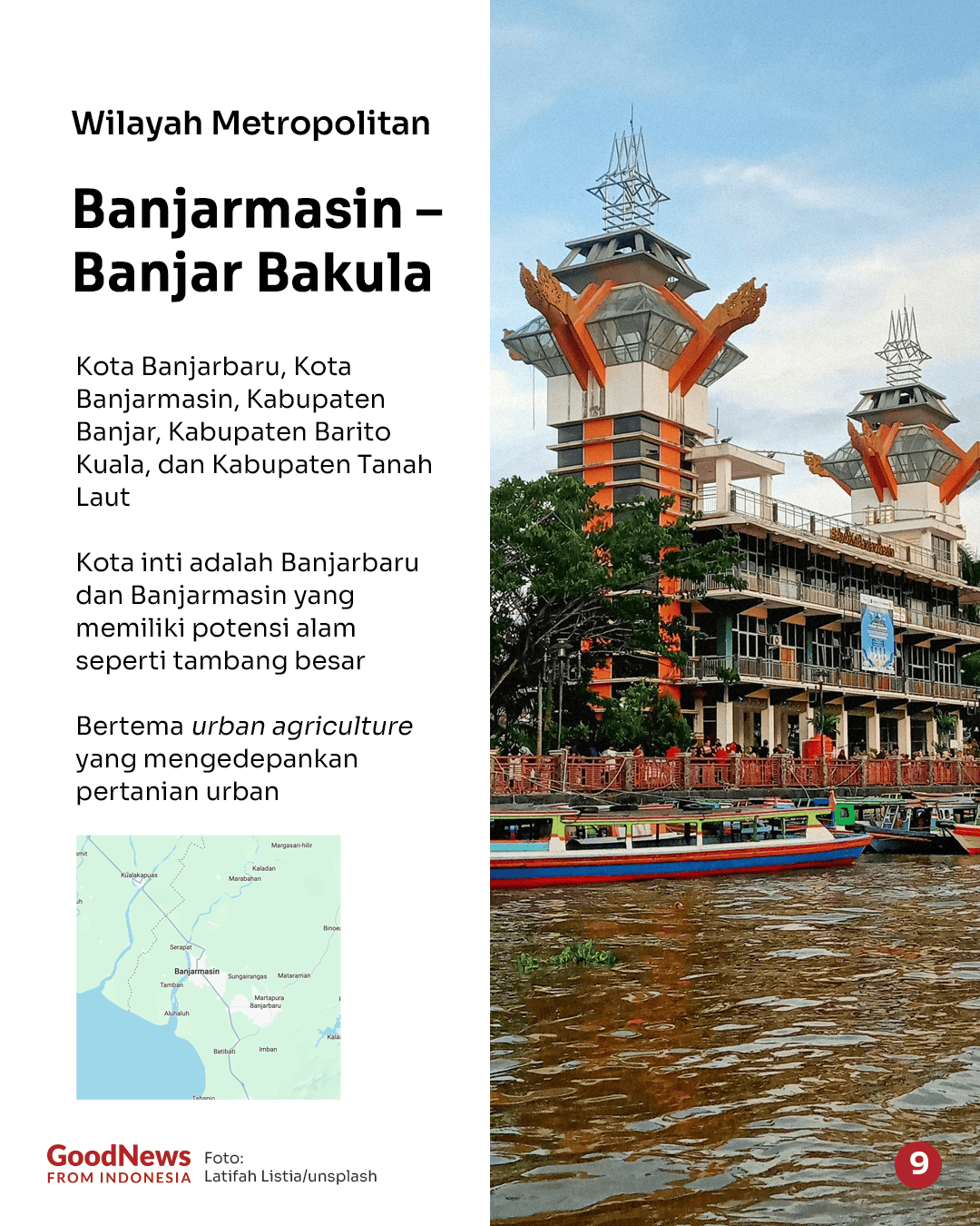 Mengintip 10 Wilayah Metropolitan di Indonesia