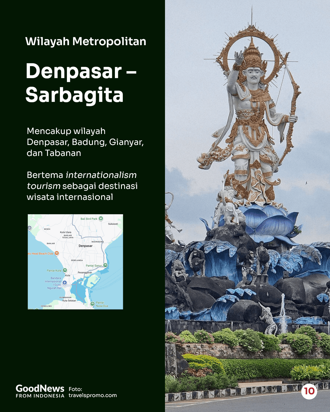 Mengintip 10 Wilayah Metropolitan di Indonesia