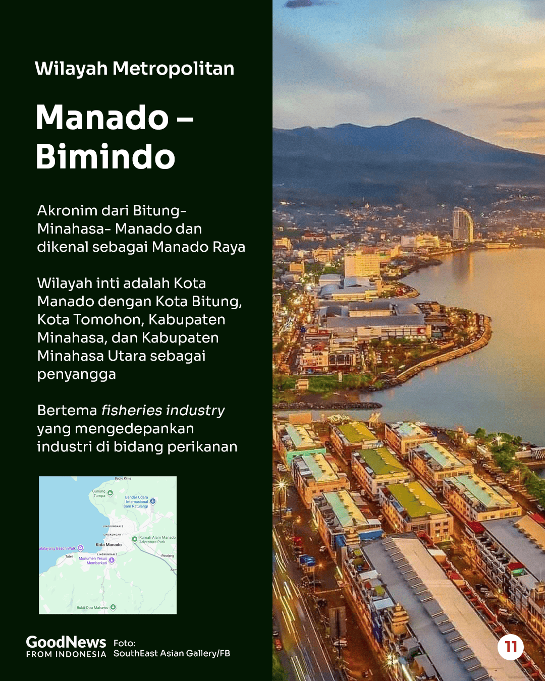 Mengintip 10 Wilayah Metropolitan di Indonesia