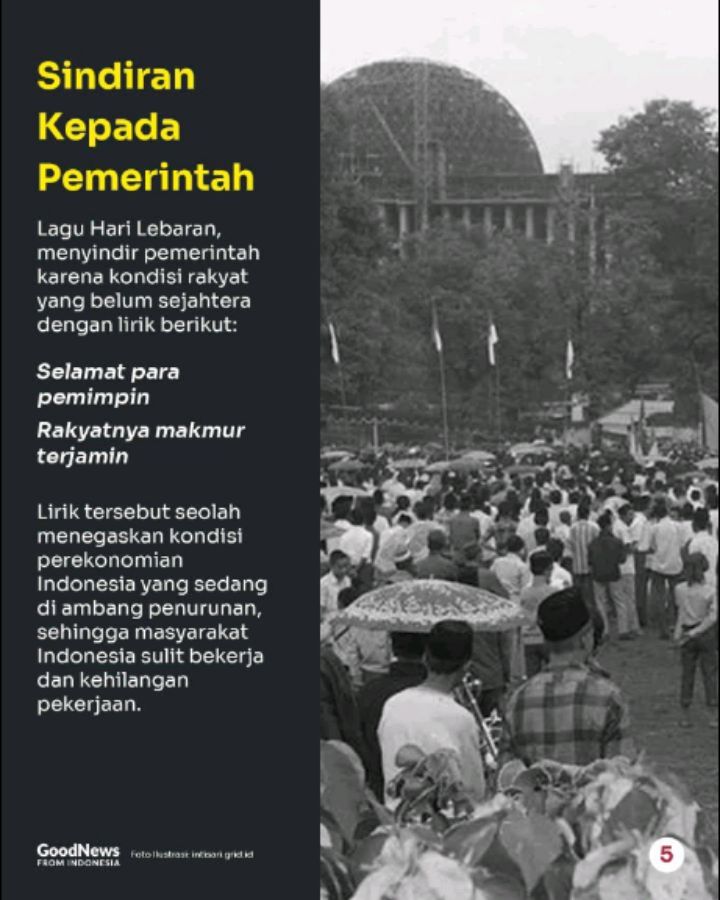 Mengungkap Fakta Lagu "Hari Lebaran": Ternyata Berisi Sindiran kepada Penguasa!