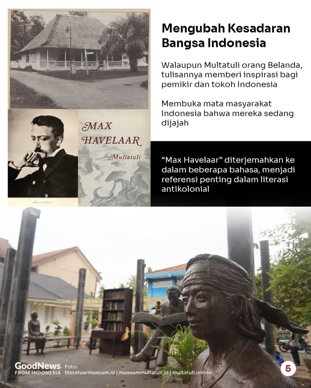 Multatuli, Penulis Belanda yang Membuka Mata Dunia tentang Penjajahan di Indonesia