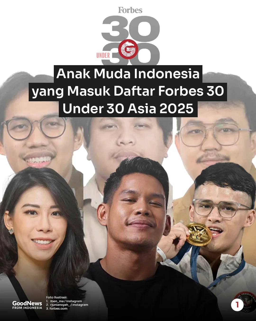 Para Anak Muda Indonesia yang Masuk Daftar Forbes 30 Under 30 Asia 2025