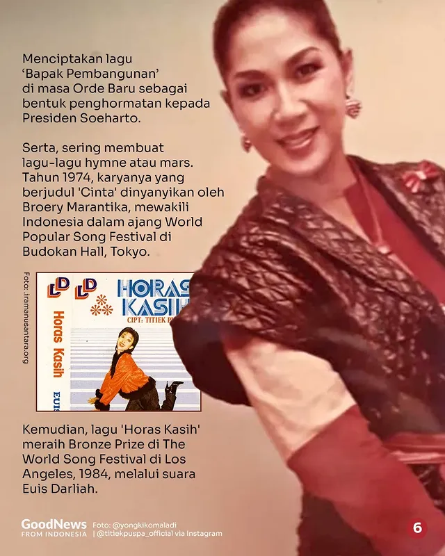 Profil dan Karier Titiek Puspa, Seniman Legendaris Indonesia