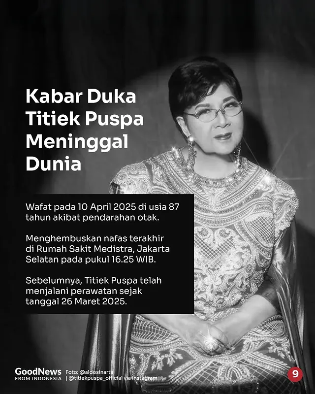 Profil dan Karier Titiek Puspa, Seniman Legendaris Indonesia