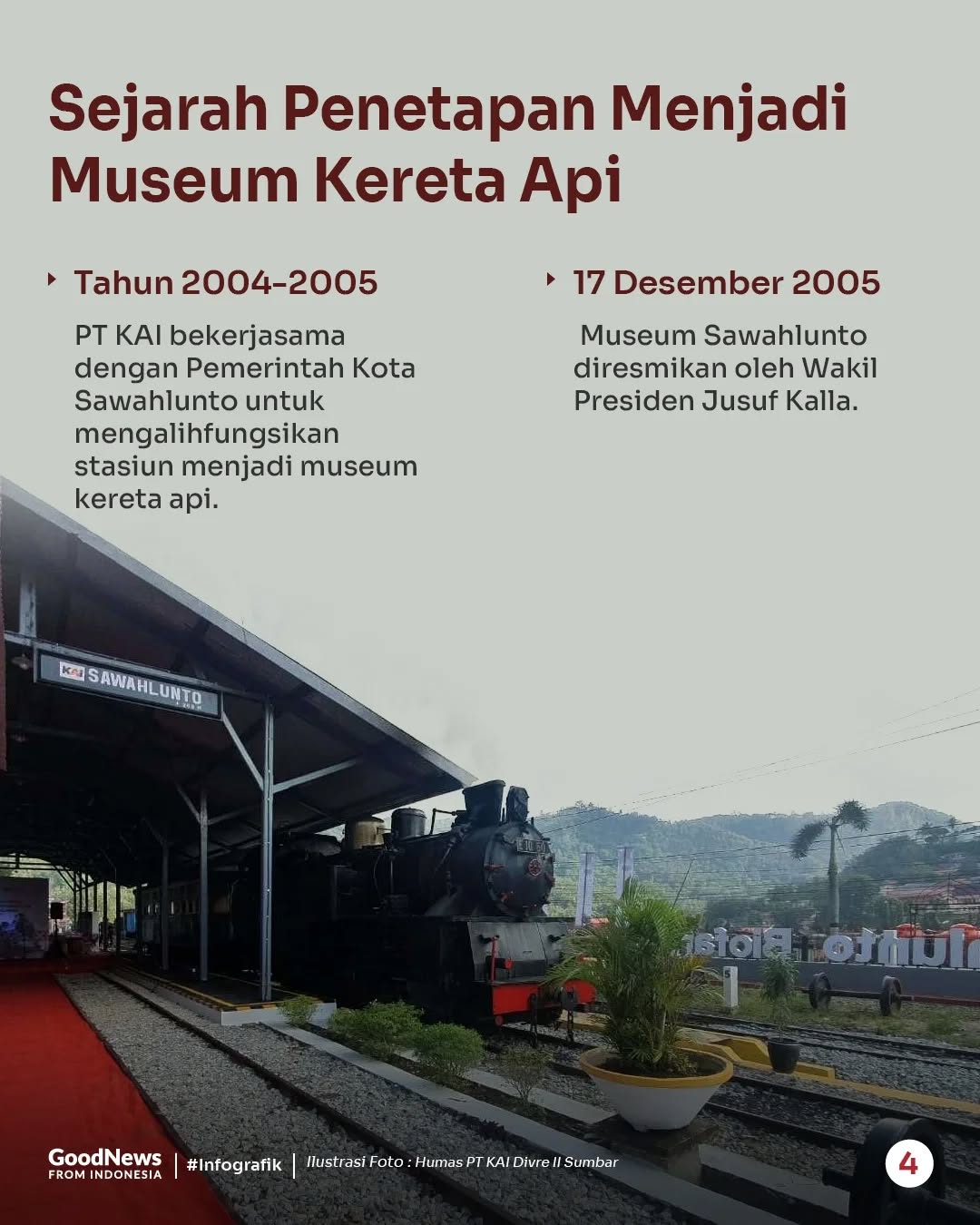 Sejarah Museum Kereta Api Sawahlunto
