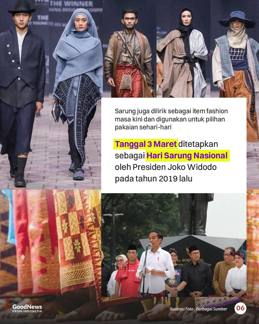 Sejarah Sarung di Indonesia: Hadir sejak Abad 14, Pernah Jadi Simbol Melawan Penjajahan