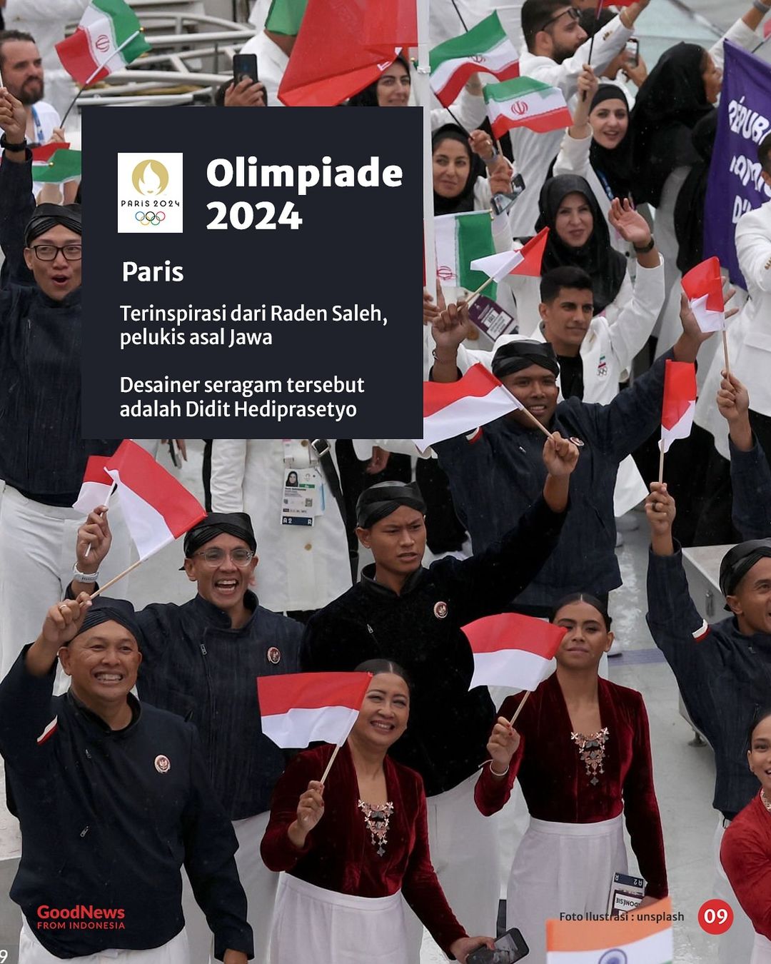 Seragam Indonesia di Upacara Pembukaan Olimpiade dari Masa ke Masa
