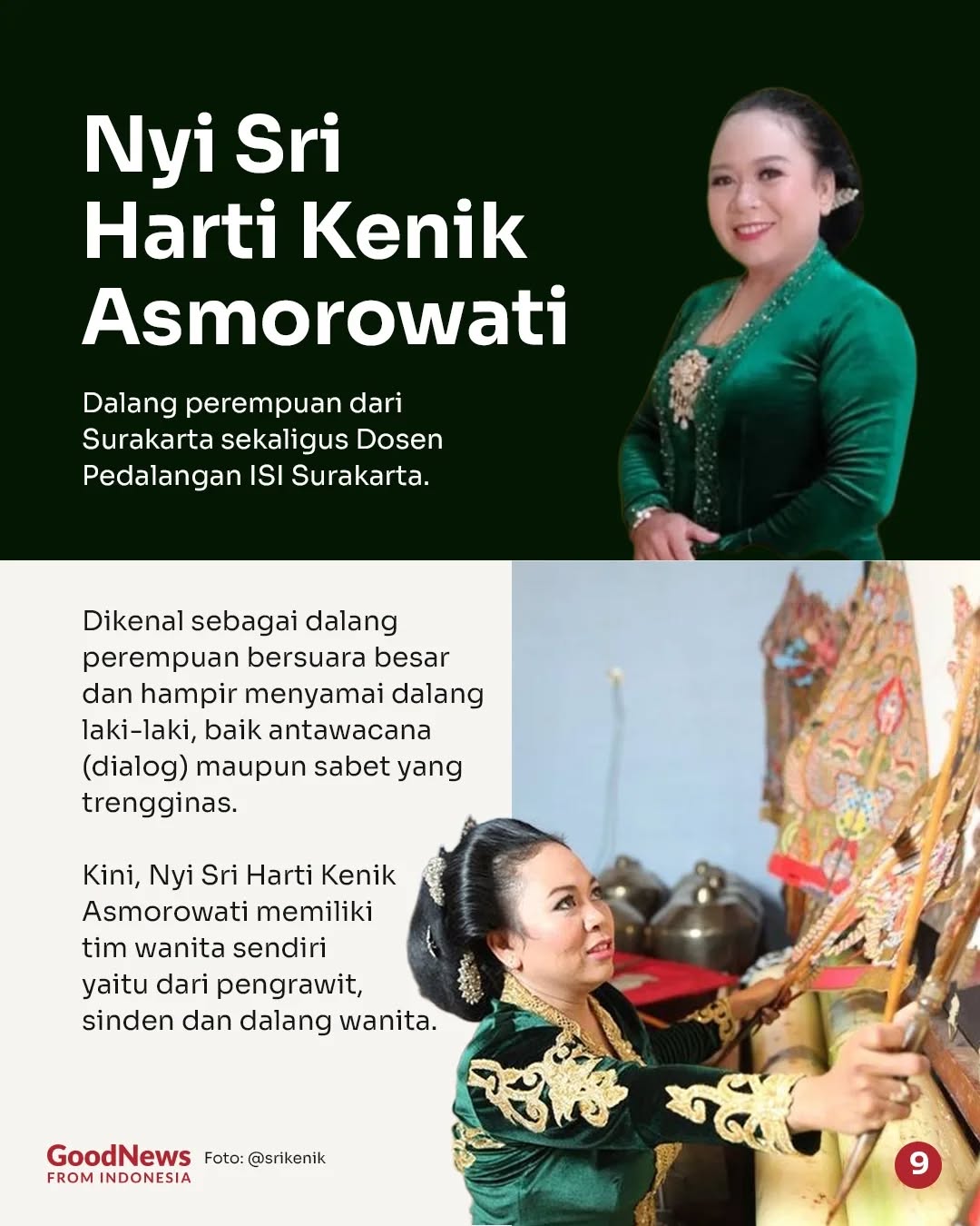 Sosok Dalang Perempuan di Kesenian Wayang Kulit Indonesia