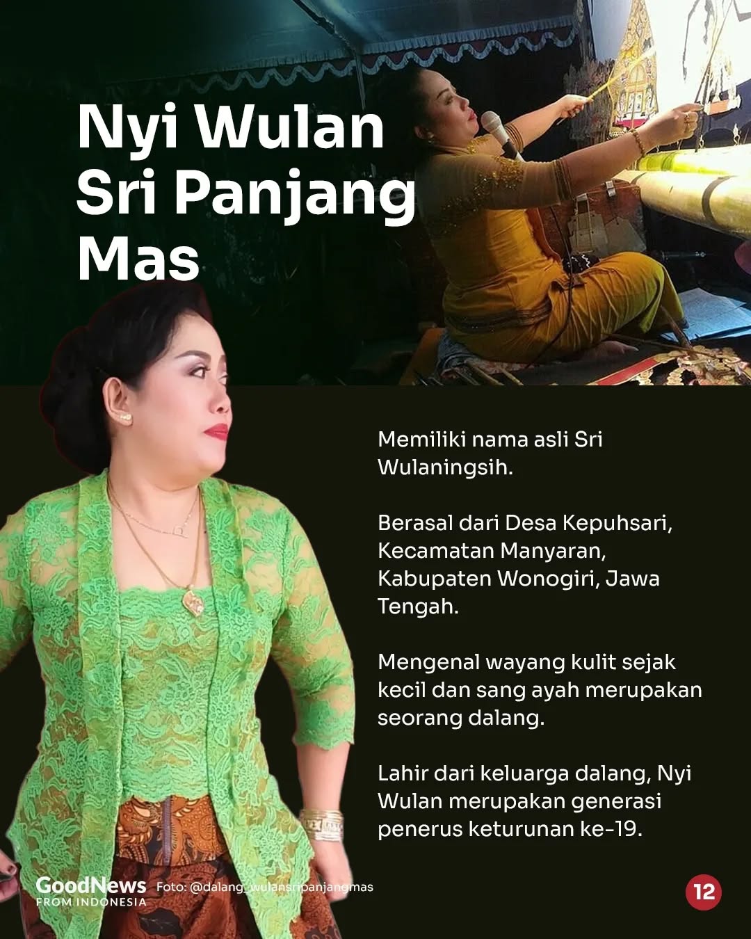 Sosok Dalang Perempuan di Kesenian Wayang Kulit Indonesia