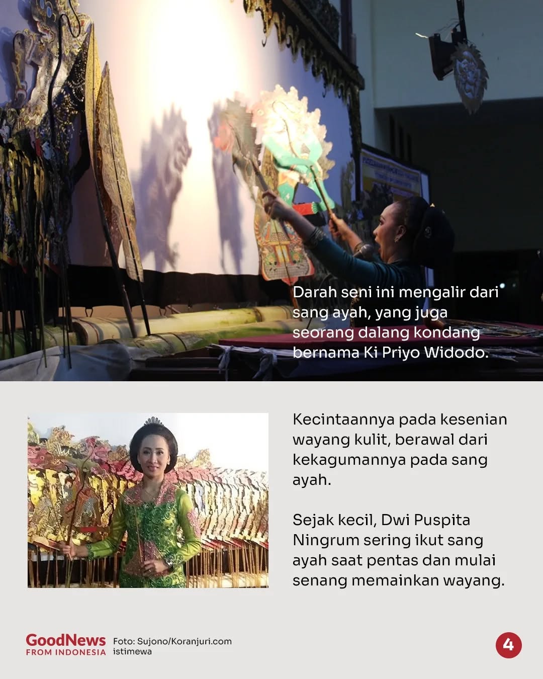 Sosok Dalang Perempuan di Kesenian Wayang Kulit Indonesia