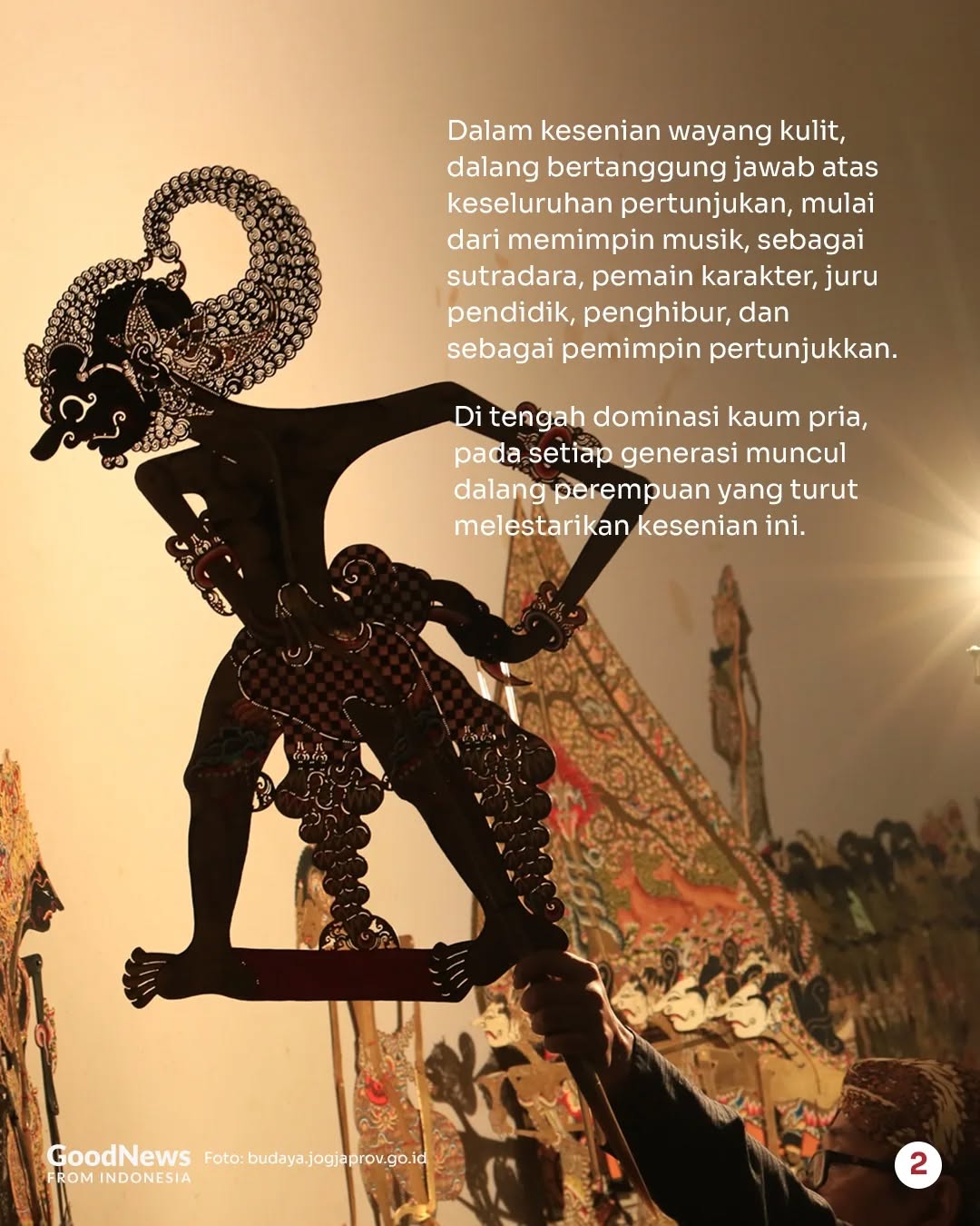Sosok Dalang Perempuan di Kesenian Wayang Kulit Indonesia