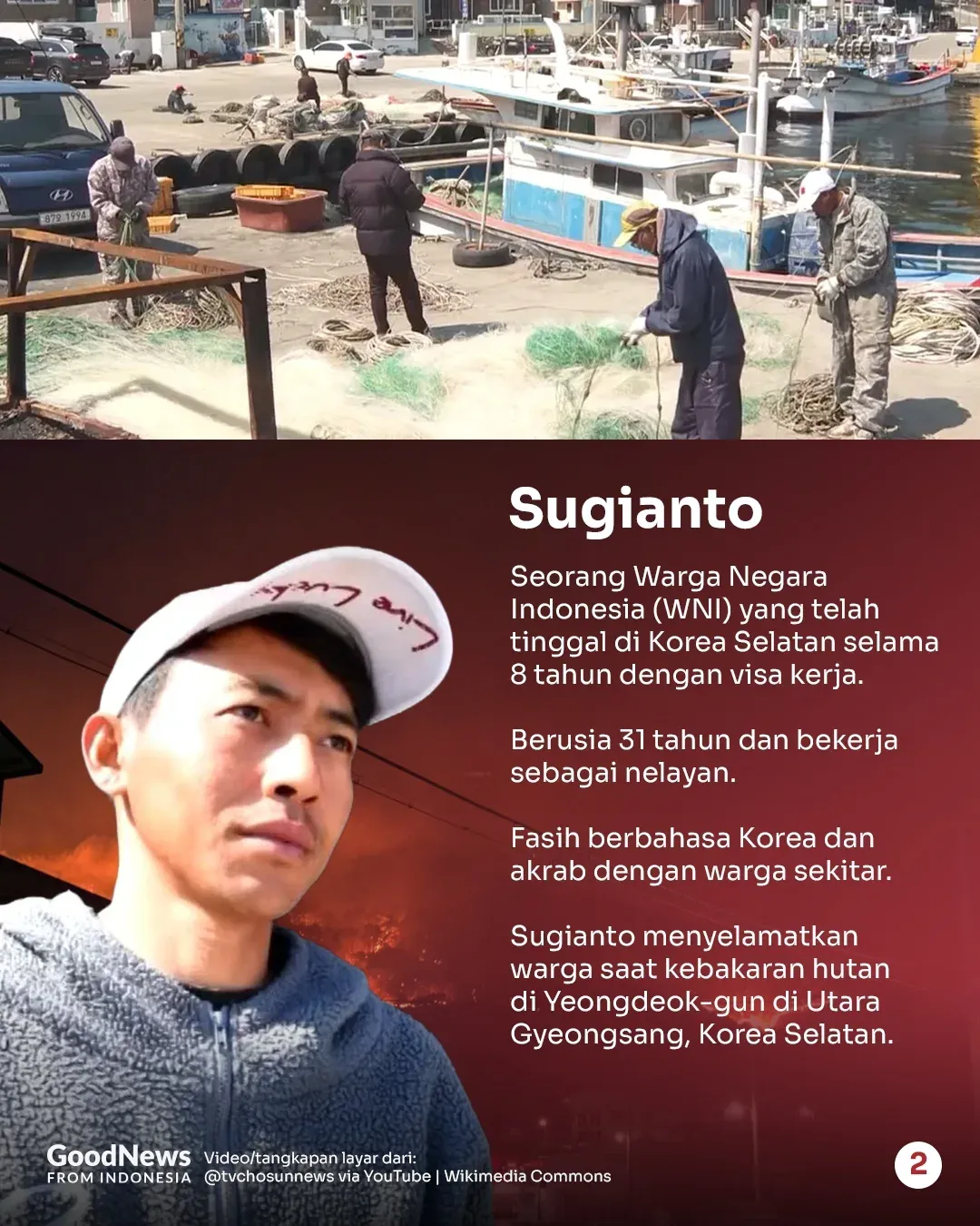 Sugianto, Nelayan Indonesia yang Jadi Pahlawan di Korea