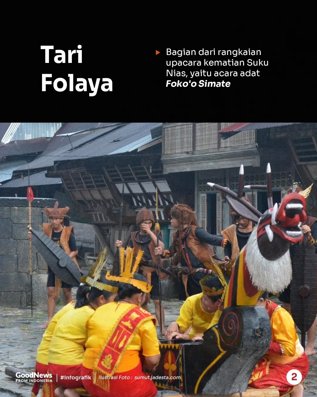 Tari Folaya dan Upacara Fame’e Fangasi dalam Ritual Kematian Suku Nias