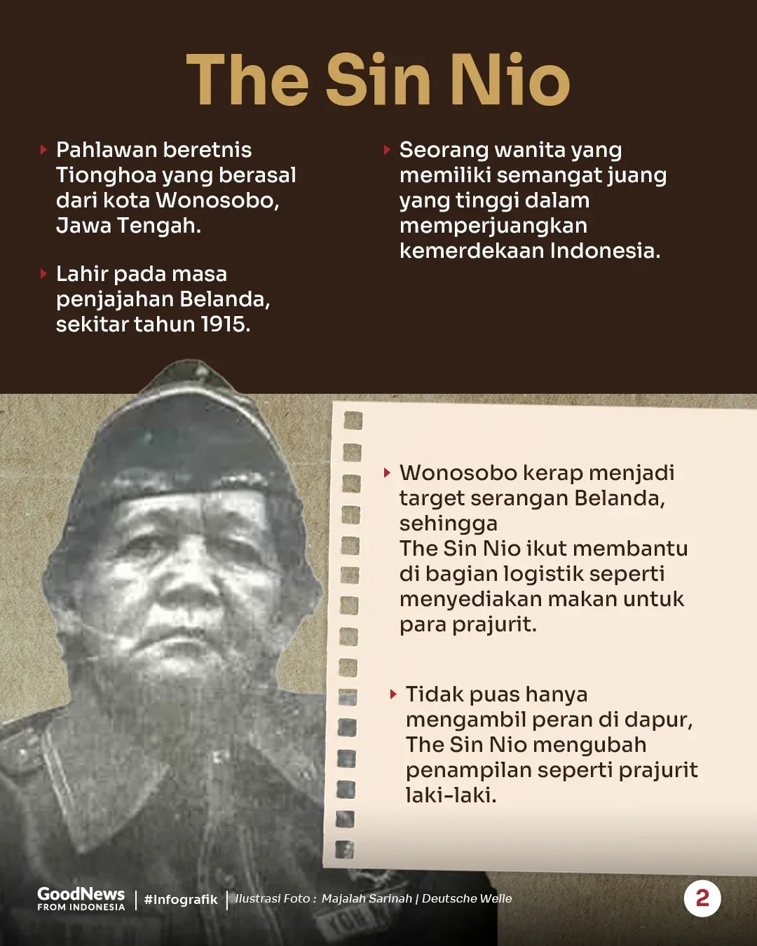 The Sin Nio, Mulan Versi Indonesia yang Berjuang Melawan Belanda