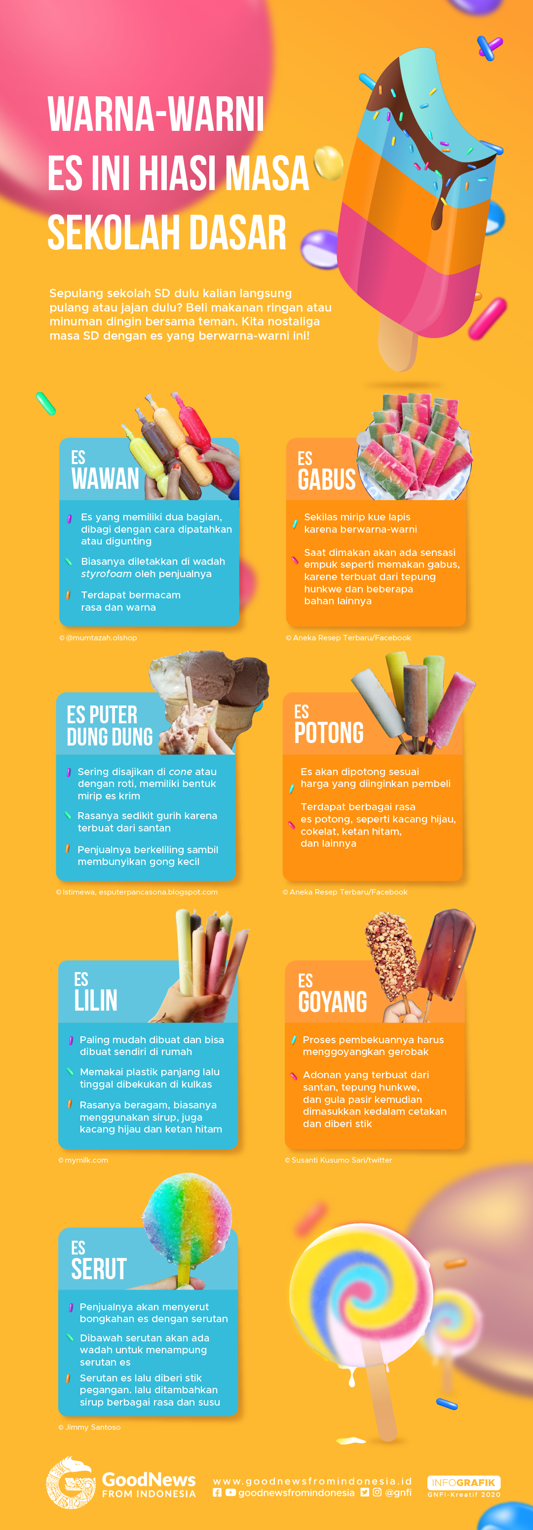 Warna-Warni Es Krim yang Bikin Nostalgia Masa Kecil