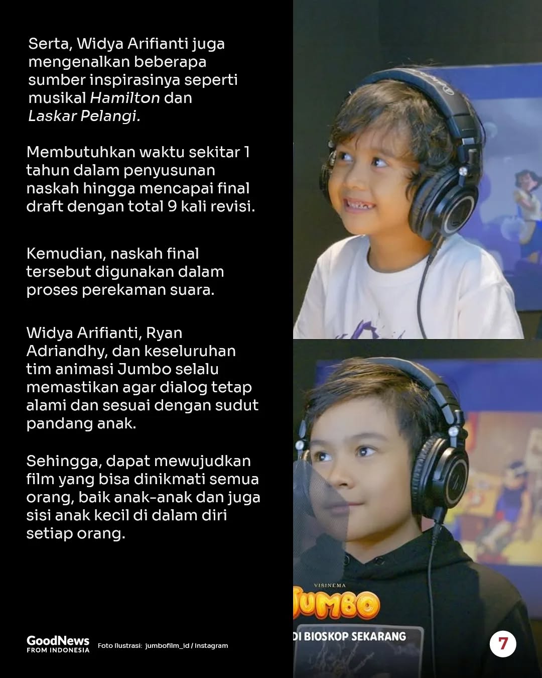 Widya Arifianti, Sang Penulis Naskah Film Jumbo