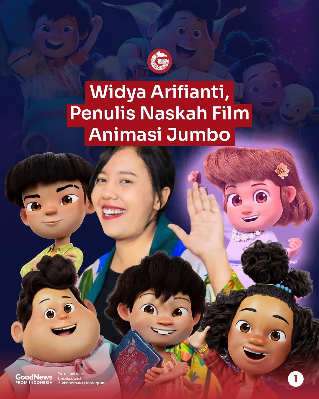 Widya Arifianti, Sang Penulis Naskah Film Jumbo