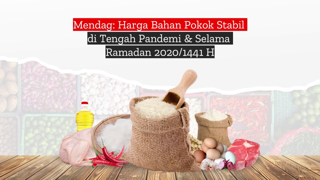 Mendag: Harga Rata-rata Bahan Pokok Stabil